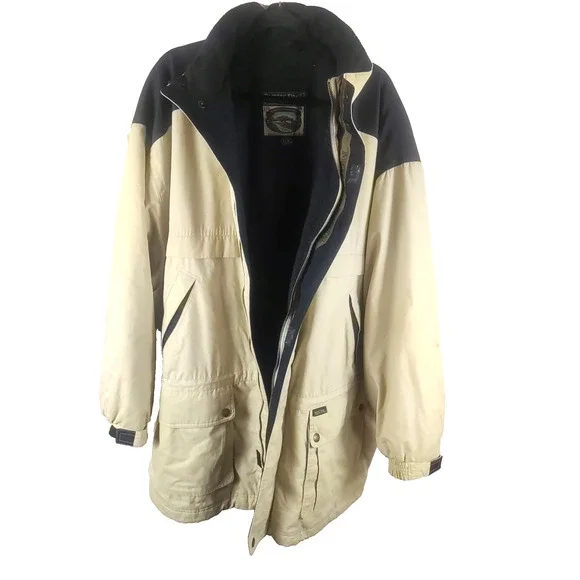 Pacific Trail Mens 4 X Large Tan Fleece Lined Jacket Outdoor Wear London Fog - Picture 6 of 11